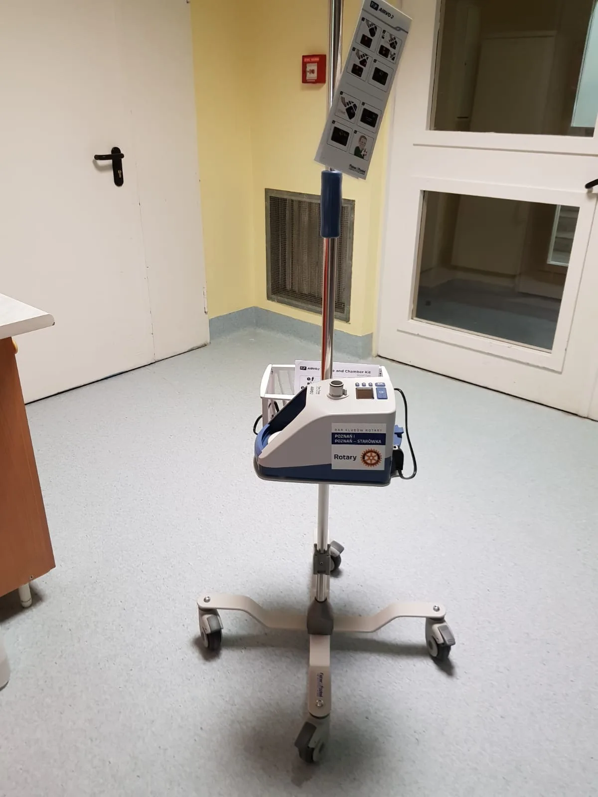 Urządzenie do tlenoterapii dla szpitala im. Strusia w Poznaniu